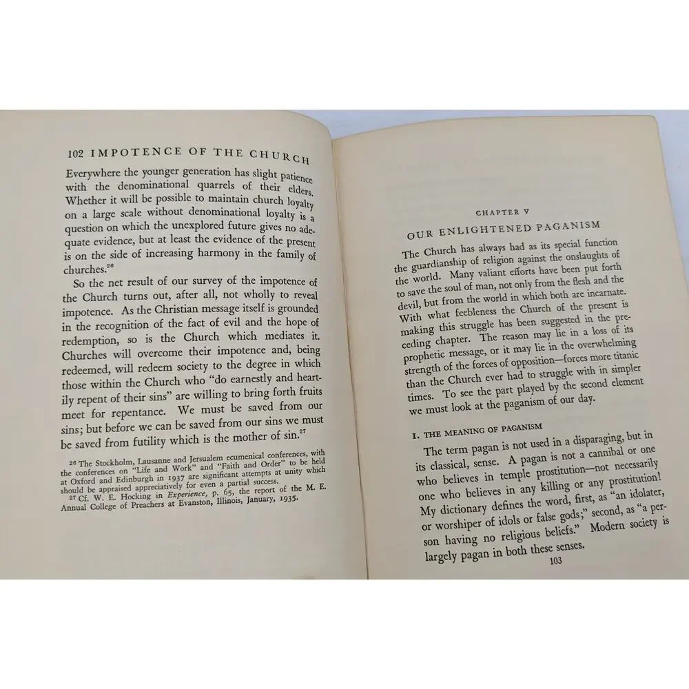 The Resources Of Religion By Georgia Harkness Methodist Theologian Vintage 1936